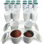 42 iFillCup Fillable K Cups - Ultrafine Filter for Sediment-Free Brew, Universal K Cup Brewer Compatibility, DeepBrew Holds 50% More Coffee for Insanely Rich Brews (Green)