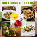 Pepper Seed Corer, 2024 New Upgraded Stainless Steel Fruit Core Remover Apple Core Seed Remover Vegetable Corer Tool for Vegetables Fruit Kitchen Utensils