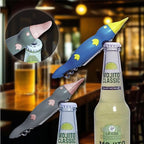 Platypus Multi-Function Bottle Opener - Magnetic Fridge Tool with Can and Premium Wine Opener, Durable Metal and ABS Plastic Design for Kitchen, Bar, or Home 2Pack