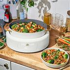 6-Quart 10-in-1 Programmable Multicooker – All-in-One Electric Pressure Cooker, Slow Cooker, Rice Cooker, Steamer & More with Digital Controls, Recipes Included by Drew Barrymore
