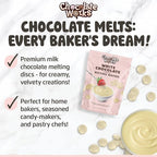 Chocolate Works Melting Chocolate Parent (1.0 lb (Pack of 5), White Chocolate)