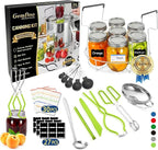 Gemfino Canning Supplies Starter Kit with Canning Rack,Canning Kit for Beginners