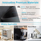 Kitchen Appliance Sliders 360 Degree Rotation Moving on Counter, Appliance Slider Cut to Fit, Mat for Kitchenaid Mixer with Kitchen Accessories,Appliance Mover for Espresso Machine, Food Processor