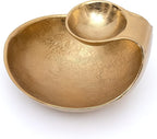 Brass Chip and Dip Serving Bowl Gold Brass Tiered Snack, Candy & Salad Bowl Decorative Centerpiece Serving Platter Nuts, Chip & Dip, Salsas, Tray, Serveware Home Decor Gift Entertaining Centerpiece