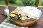 Nordic Ware Natural Aluminum Commercial Square Cake Pan with Lid, Exterior 9.88 x 9.88 Inches