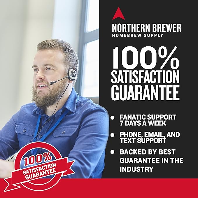 Northern Brewer - Brew. Share. Enjoy. HomeBrewing Starter Set, Equipment and Recipe for 5 Gallon Batches (Block Party Amber with Testing Equipment)