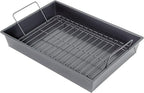 Chicago Metallic Professional Non-Stick Roast Pan with Non-Stick Rack, 13-Inch-by-9-Inch