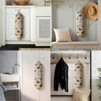 Hglian Plastic Bag Holder,Funny Chickens Grocery Bags Storage Organizer Keeper,Cute Farmhouse Kitchen Decor Gifts for Women Chicken Lover