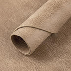 ADRIMER Placemats, Heat Resistant Oval Place Mats Set of 12 Washable 12 x 17 Inch, Waterproof Table Mats Set of 12, Wipeable Faux Leather Placemats for Kitchen, Dining Room, Apricot