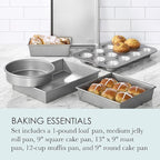 Chicago Metallic Commercial II Non-Stick 6-Piece Bakeware Set, Silver