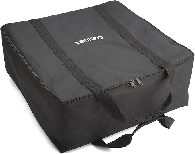Cuisinart Gourmet Two Burner Gas Griddle Cover and Tote, Black