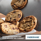 Farberware GoldenBake Nonstick Baking Sheet and Pizza Crisper Pan Set, 2 Piece, Gray (Pack of 2)