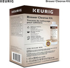 Keurig Brewer Cleanse Kit For Brewer Descaling and MaintenanceIncludes Descaling Solution & Rinse Pods,Compatible Classic/1.0 & 2.0 K-Cup Pod Coffee Makers,5 Count (Pack of 2)