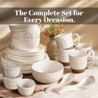 Artena Ramekins Oven Safe, Creme Brulee Ramekins, Embossed White Ceramic Souffle Pudding Custard Cups, Baking Dish, Dipping Bowls, Sauce Cups, Set Of 4 (Wheat Leaf, 4 oz)