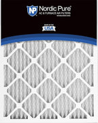 Nordic Pure 20x20x1 (19 1/2 x 19 1/2 x 3/4) Pleated MERV 12 Air Filters 12 Pack