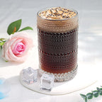 Hobnail-Drinking Glasses 13oz Vintage Glassware Sets Cocktail Juice Glasses Set of 6