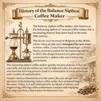 Nispira Belgium Royal Family Balance Syphon Unique Gravity Vintage Coffee Maker Vacuum Brewing System Copper 500 ml