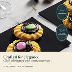 Disposable Linen-Feel Cocktail Napkins, 200-Pack 5" x 5" CHAMPAGNE Paper Beverage Napkins For Bar, Restaurant And Café, Dessert Napkins For Party, Wedding Or Event