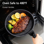 GiPP Ceramic Pots and Pans Set Non Stick, 11 Piece Nonstick Detachable Handle Cookware Sets, Non Toxic Induction Kitchen Pot and Pan with Removable Handle, Healthy RV Cookware, Dishwasher ＆Oven Safe