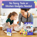 Baketivity x Duff Goldman Unicorn Cookies - Kids Baking Kit - Cooking Kits with Premeasured Ingredients, Decorating Supplies, STEM Activities - Kids Baking Sets for Girls, Boys Ages 6-12