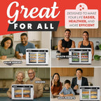 Gourmia French Door Digital Air Fryer Oven - XL 37QT Capacity, 12 Presets, FryForce 360° Tech, Dehydrate, Proof, Slow Cook, Fits 13” Pizza, 1700W, White