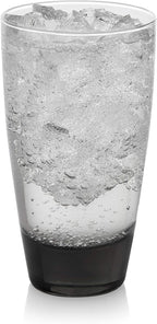 Libbey Classic Rocks and Tumbler Glass Cups Set, Elegant Mixed Drink Glasses Set with Modern Clean Lines, Dishwasher Safe Drinkware Set of 16