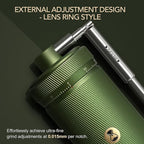 TIMEMORE S3 Manual Coffee Grinder with External Adjustment and Stainless Steel Patented Burr，Hand Coffee Grinder High Presicion Premium Expresso Coffee Grinder Chestnut S3 - Green