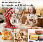 Flex Edge Beater for KitchenAid 4.5/5 Qt Tilt-Head Stand Mixer – Silicone Paddle, Dishwasher Safe, Flexible Silicone Edges Bowl Scraper For Kitchen Aid Accessories and Attachments (Grey)