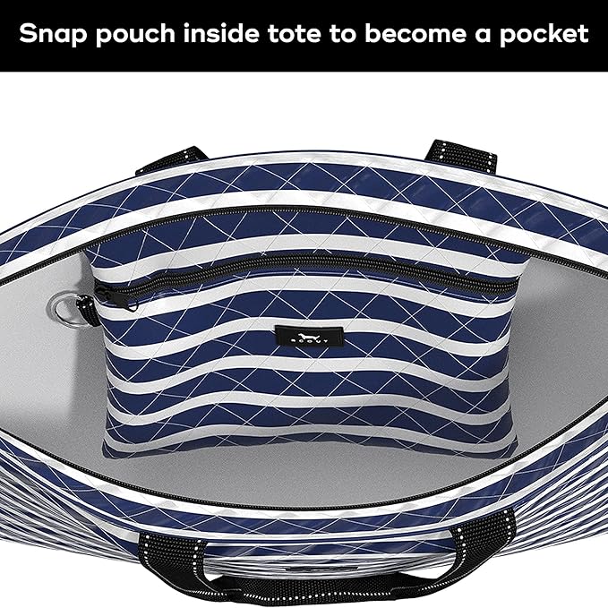 SCOUT Plus 1 Foldable Travel Bag, 2 Bags in 1, Tote Folds into Zipper Pouch
