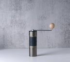 【Iron Gray】KINGrinder K6 Manual Hand Coffee Grinder with Straight Handle for French Press, Drip, Espresso with Assembly Consistency Stainless Steel Conical Burr Mill, 25-35g Capacity