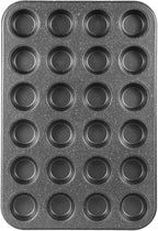 Walooza Mini Muffin & Cheesecake Pan, Nonstick 24, Toast Oven Baking Supplies