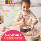 Kidaddle DIY Cake Pop Kit – Unicorn | Baking Kit with Premeasured Ingredients, Decorating Supplies | Made in USA | Certified Kosher | Christmas Gift