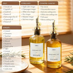 350 ML Premium Olive Oil Dispenser Bottles for Kitchen with Pourer, Elegant Olive Oil Bottle, Sprayer for Cooking, Vinegar Dispenser Bottle Set of 2,Home Oil Container As Gift (M)