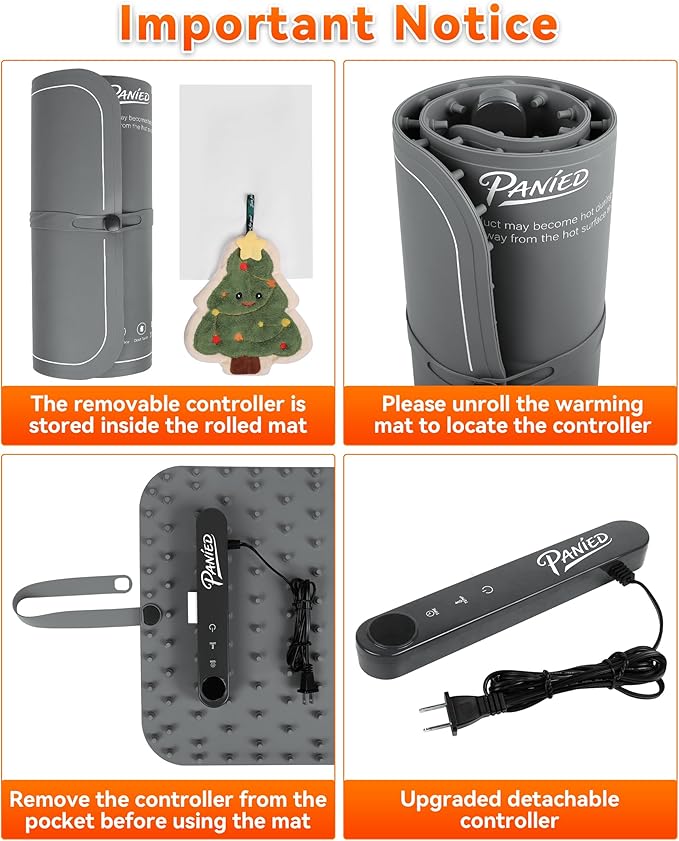 Warming Mat for Food, Extra Large XXL 36"x16" Food Warmer Chafing Dishes for Buffet, Food Warming Mat, Electric Warming Trays for Parties,Portable Heating Pad 6 Level Temp 6 Hour Timer