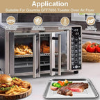 Toaster Oven Replacement Parts for Gourmia GTF7655 GTF7460 GTF7465, Air Fryer accessories Toaster Oven Air Fryer 17 cooking presets 1700W french door digital air fryer oven 24L capacity