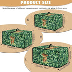 Highland Cow Four Leaf Clover Print Toaster Oven Cover Microwave Cover for Kitchen Countertop Appliance Dust Protector Decorative Oven Accessories for St. Patrick's Day Decor, Green, S