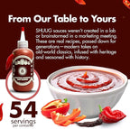 SHUUG Harissa Sauce (9oz) | Hot & Spicy Red Pepper Flavor | Middle Eastern Harissa Paste Sauce with Dried Chilis, Lemon & Garlic | Vegan, Non-GMO, Kosher | Flavor Cooking, Dipping & Marinades | 9oz