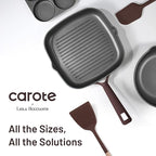 CAROTE 31PCS Pots and Pans Set, Nonstick Cookware Set Kitchen Non Stick Induction Titanium Cookware Non-toxic Granite Cooking set, PFOA Free