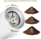 TIMEMORE Chestnut C2S Manual Coffee Grinder with Internal Adjustable Grind Setting, Capacity 20g Hand Coffee Grinder with Stainless Steel Conical Burr, for Espresso to French Press, White