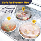 Fit Meal Prep 45 pack 9" Round Aluminum Foil Pans with Clear Dome Lids, Pie Tins Disposable 9 inch with Lids, Take Out Containers, Freezer Oven Safe Aluminum Baking Pans for Storing, Cooking, Storage
