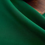 Solino Home Linen Placemats Set of 4 - Christmas Green Placemats 14 x 19 Inch - 100% Pure Linen Table Place Mats - Fete