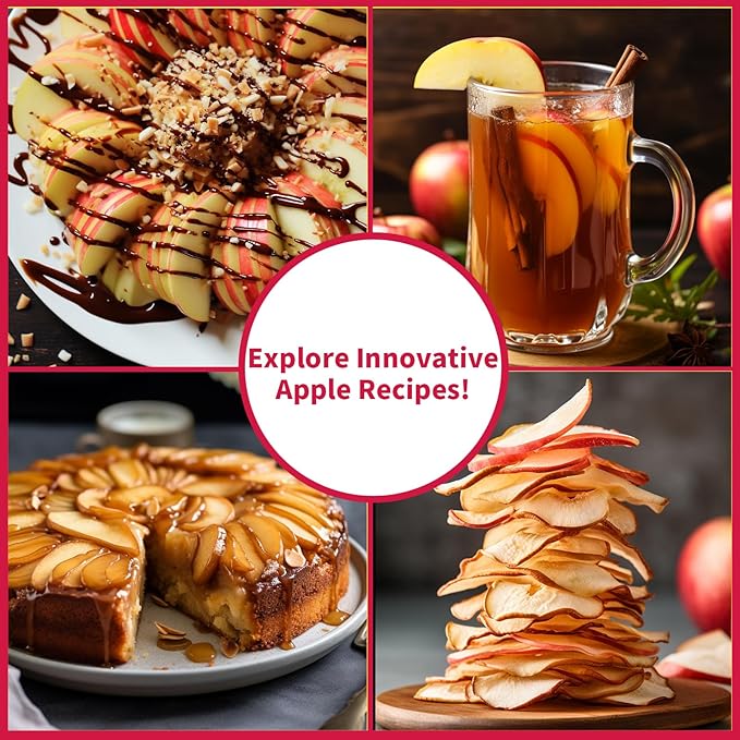 OOKUU 5.12 - Inch Large Apple Slicer, Cut 12 Thin Slices All the Way Through, HEAVY - DUTY Stainless Steel Apple Corer & Slicer for Fruits & Vegetables - Dishwasher Safe