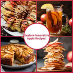 OOKUU 5.12 - Inch Large Apple Slicer, Cut 12 Thin Slices All the Way Through, HEAVY - DUTY Stainless Steel Apple Corer & Slicer for Fruits & Vegetables - Dishwasher Safe