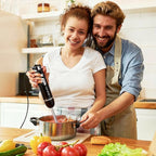 Upgraded 700W Immersion Hand Blender – 20 Variable Speeds, Up to 15,500 RPM Stick Mixer for Smoothies, Soup, Puree & Baby Food Black