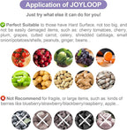 JOYMOOP Fruit Washer Spinner, Fruit Cleaner Spinner with Crank Handle, Hands-Free Fruit & Vegetable Washing Bowl, Manual Fruit Scrubber, No Electricity, Apricot Beige