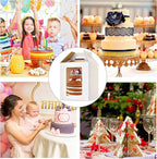 XININSUN 10inch Tall Cake Boxes with windows,10x10x12 Tall Cake Carrier, Tiered Cake Box, Layer Cake Box, large cake box,Ideal for 10" & 12" Tiered Cakes (2 Pack-White)