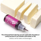 Oil Based Food Coloring for Chocolate 12 Colors x 10 ml Concentrated Oil Food Coloring for Melting Chocolate Candy Melts Cake Pops Strawberries