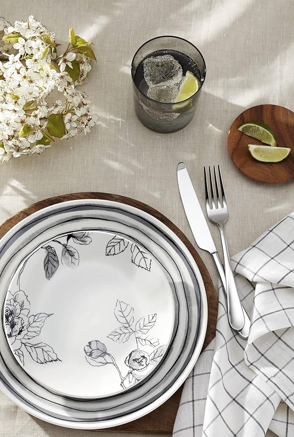 Oneida 895986 Stackables Smoke Tall Glasses, Set Of 6