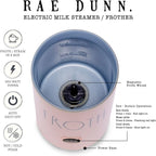 Rae Dunn Electric Milk Frother Steamer -Stylish Automatic Milk Steamer and Frother, Milk Warmer, Hot and Cold Foam Maker for Coffee, Latte, Cappuccino, Macchiato - 550 Watt (Blush)