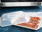 Nordic Ware Bacon Rack with Lid, 10.25x8x2 Inches
